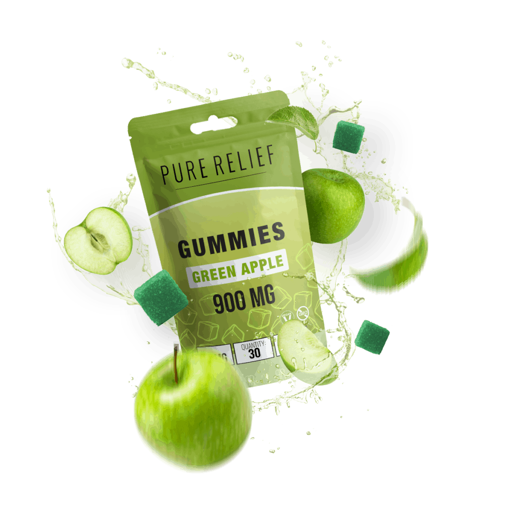 Pure Relief Green Apple Gummy Launch 1